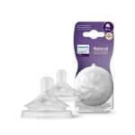 AVENT NATURAL RESPONSE LOT DE 2 TETINES 6 MOIS+ FLUX 6