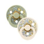 BIBS x LIBERTY COLOUR NATURAL RUBBER ROUND PACK DE 2 SIZE 2 ELOISE ET SAGE MIX