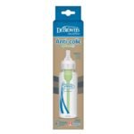 DR BROWNS BIBERON EN VERRE ANTI COLIC OPTION +250 ML COL ETROIT 0M+