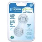 DR BROWNS OPTIONS+ TETINE TRANSITION A BEC COL ETROIT 6 M+ PAQUET DE 2