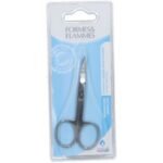 FORME ET FLAMMES CISEAUX A ONGLES COURBES ACIER INOXYDABLE REF 82