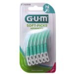 GUM SOFT PICK ADVANCED 30 CURE DENTS EN CAOUTCHOUC FLUORE REF 650