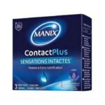MANIX CONTACT PLUS SENSATION INTACTE 3 PRESERVATIFS