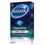 MANIX SUPREME SANS LATEX 10 PRESERVATIFS