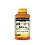 MASON NATURAL WHOLE HERB MILK THISTLE 500 MG 60 CAPSULES