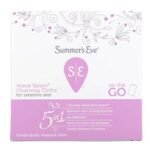 SUMMERS EVE ISLAND SPLASH CLEANSING CLOTHS LINGETTES FOR SENSITIVE SKIN 5 IN 1
