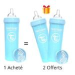 TWISTSHAKE OFFRE 1 BABY BOTTLE ANTI COLIC ALL IN ONE 330ML 4M+ BLEU ACHETE 2 OFFERTS