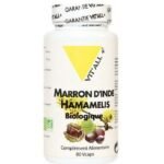 VITALL+ Marron d'inde Hamamelis biologique 80 gelules