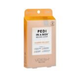 VOESH NEW YORK PEDI IN A BOX DELUXE 4 STEP MANGO DELIGHT ORGANIC OLIVE OIL AND MANGO EXTRACT
