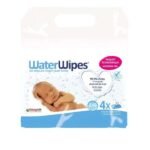 WATERWIPES PACK LINGETTES BEBE PACK DE 4 X 60